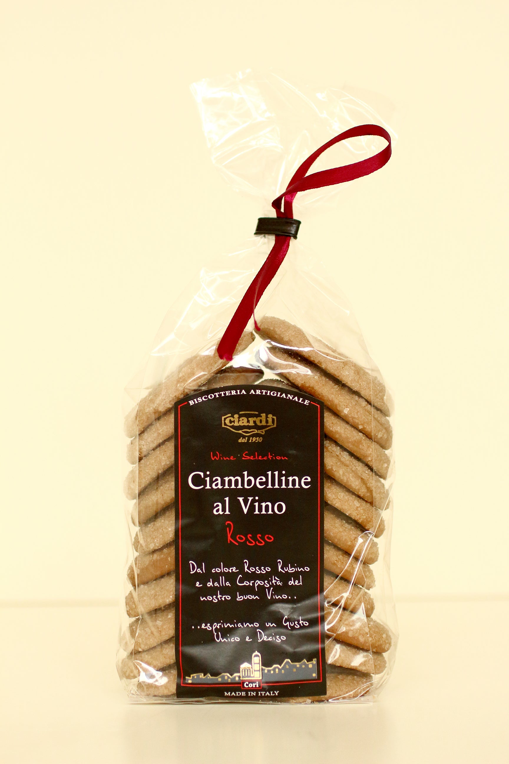 Ciambelline al Vino Rosso Ciardi – Biscotti Artigianali di Cori