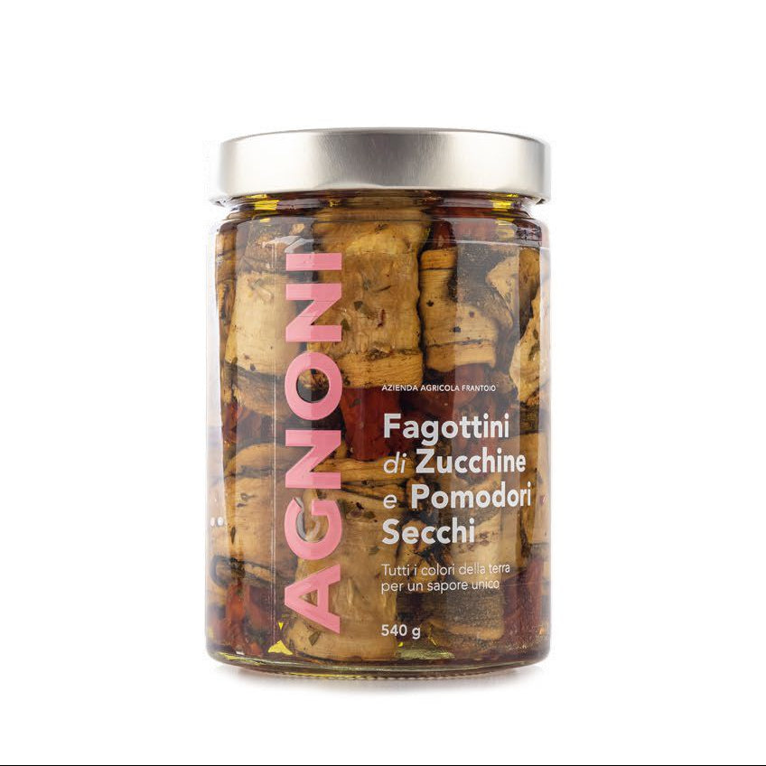 Fagottini di Melanzane e Pomodorini Secchi Agnoni